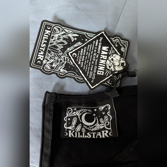 SALE!!!!!  NWT Killstar Bloodlust Halter Midi Dress Size L  (US SIZE 10) - Picture 11 of 13